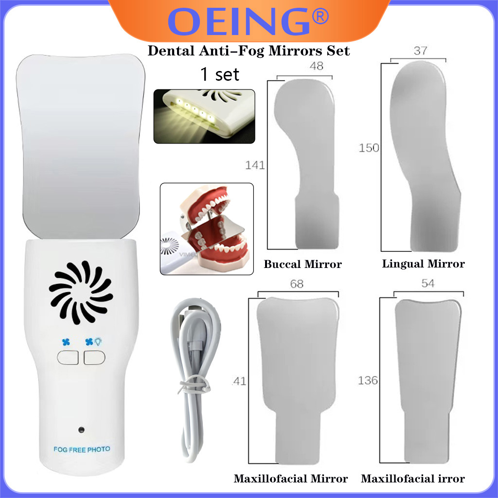 Photography Lighting Reflectors - AG Dental Anti-Fog Mirrors Set Fog
