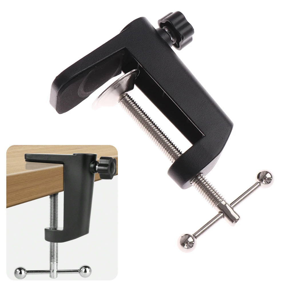 Boom Arm Stand - C-Shaped Clip Desk Table Mount Clamp