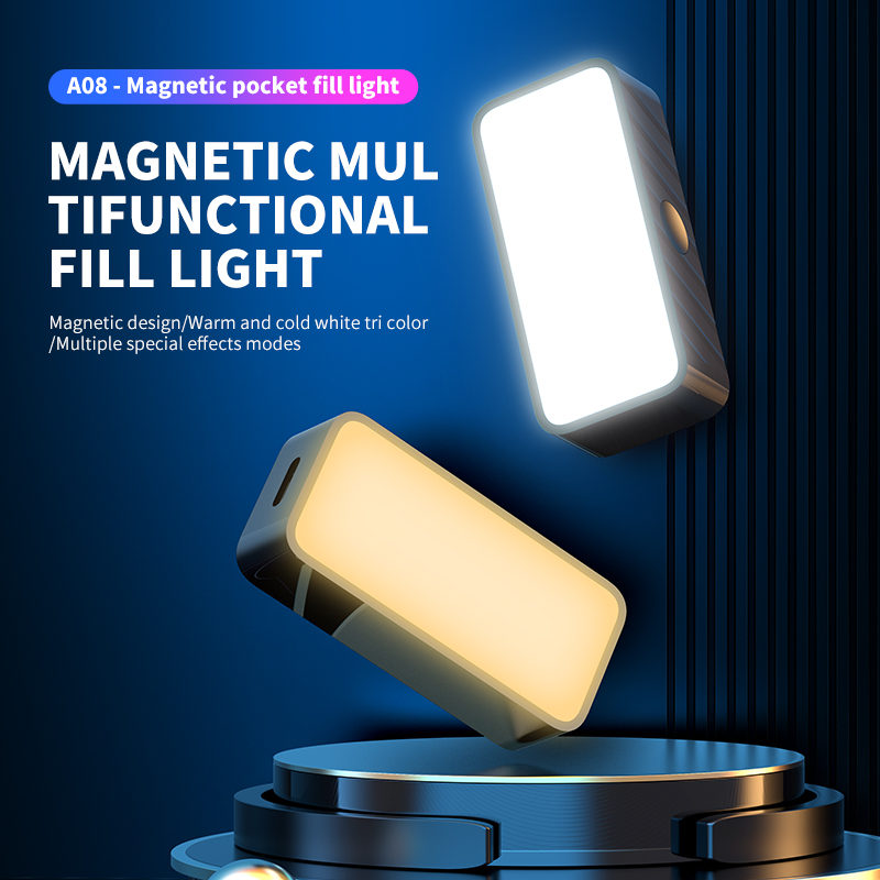Photography Lighting Spotlight - Magnetic Portable Mini Selfie Fill Light