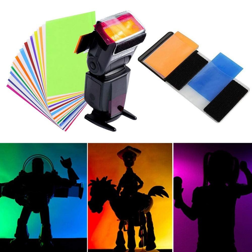 Photography Lighting Diy - 12 Colors Camera Flash Gels Lighting