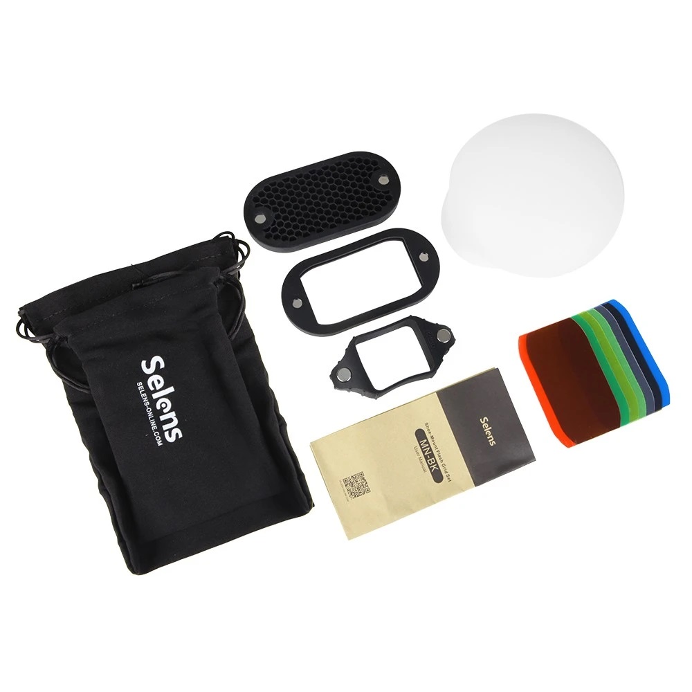 Selens 7 Color Filters Honeyco - Snoot Flash Modifier ulasan dan harga