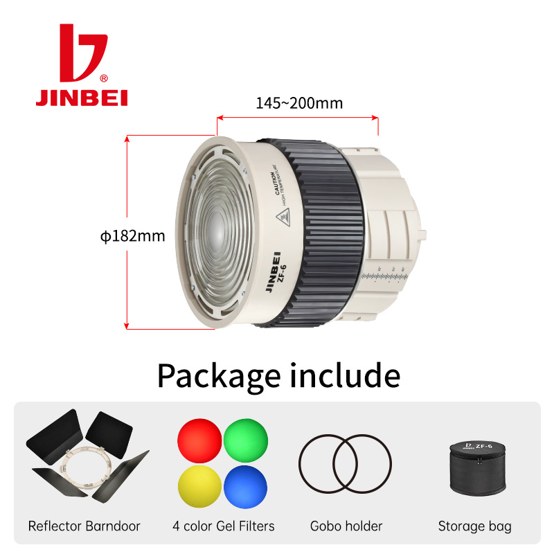 JINBEI ZF-6 Frenel Focalize Sp - Photography Lighting Diy ulasan dan harga