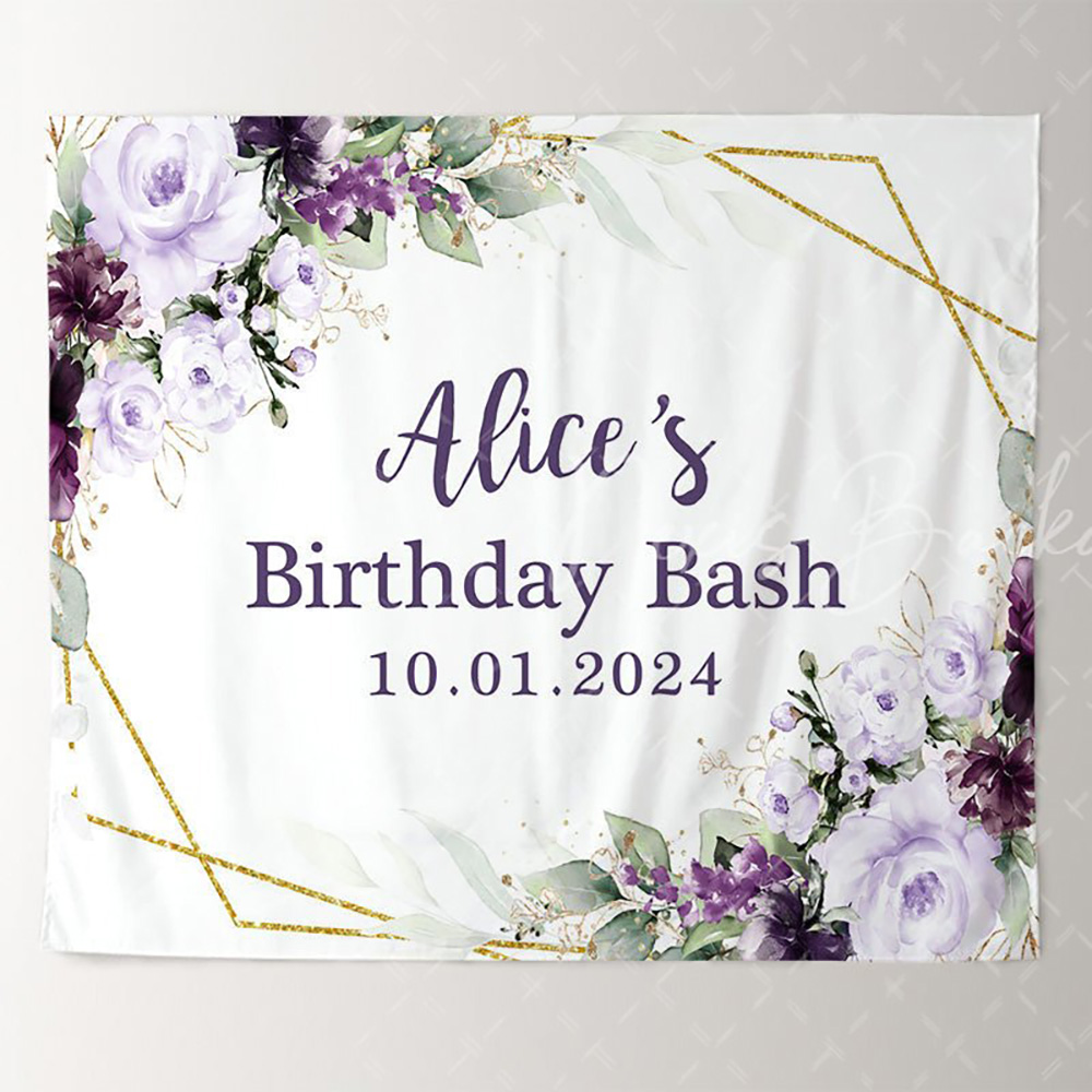 Light Purple Floral White Cust - Photography Lighting Names ulasan dan harga
