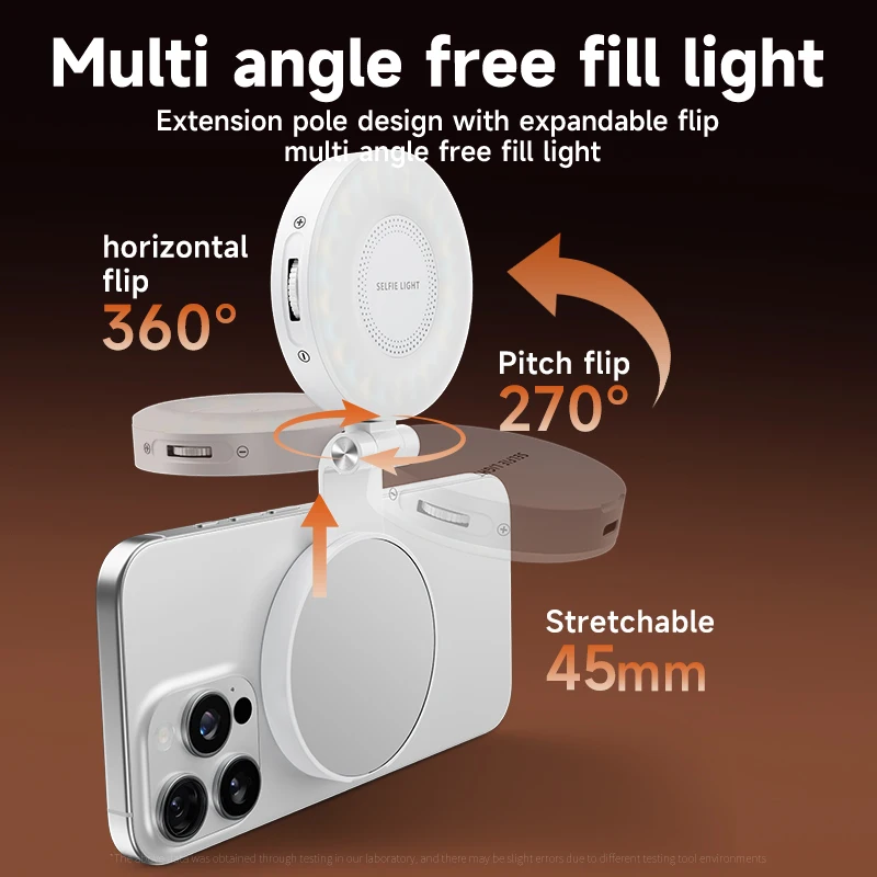 LED Selfie Fill Light for Mags - Photography Lighting Spotlight ulasan dan harga