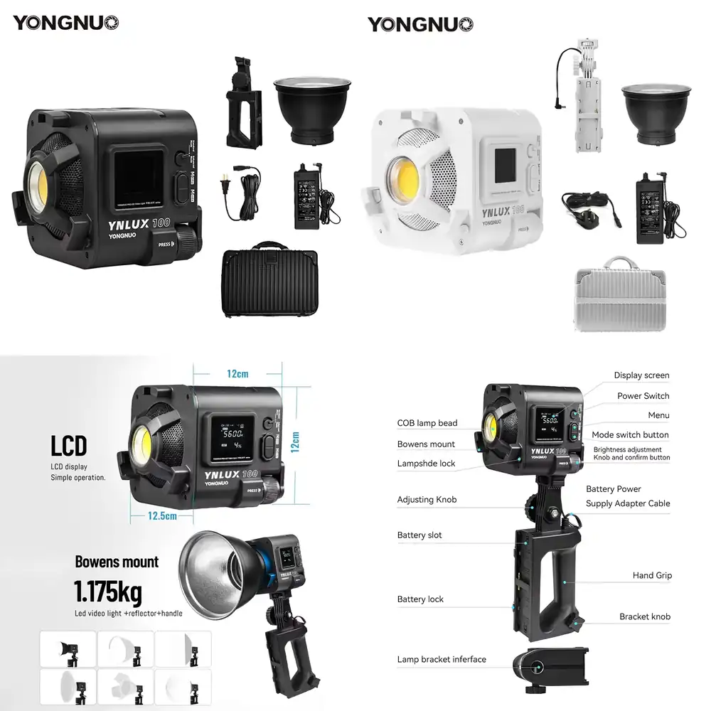 YONGNUO YNLUX100 100W 3200K-56 - Photography Lighting Led ulasan dan harga