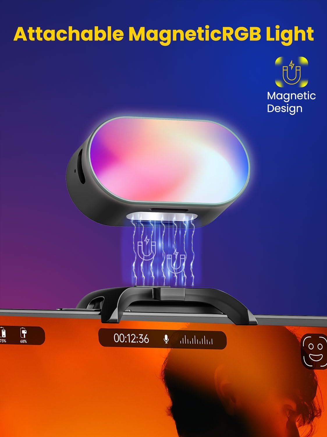 AOCHUAN Mini RGB Magnetic Fill - Photography Lighting Spotlight ulasan dan harga