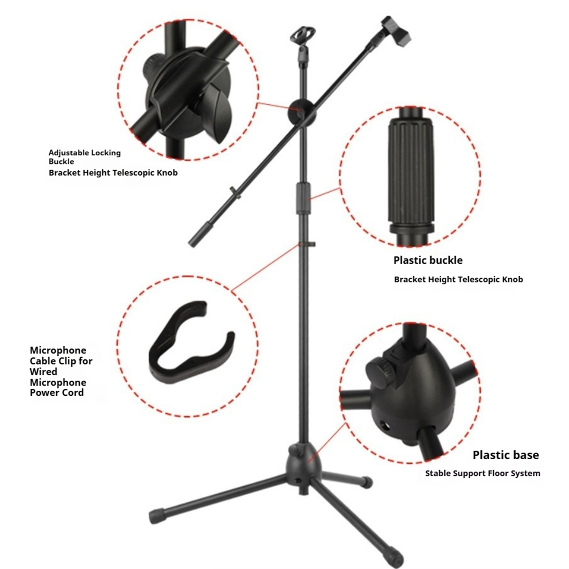 Performance Microphone Floor S - Boom Arm Stand ulasan dan harga
