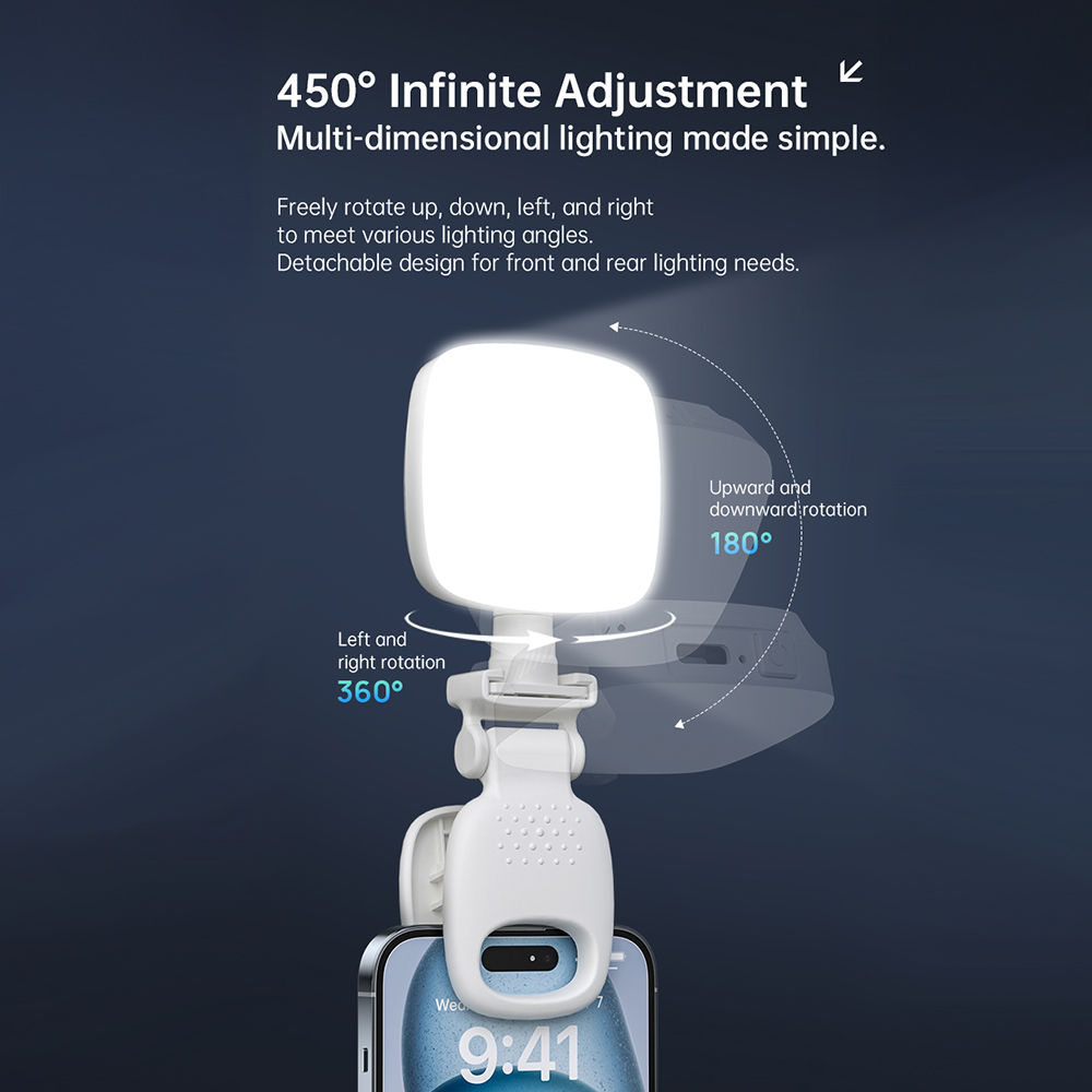 Portable LED Selfie Light Came - Photography Lighting Spotlight ulasan dan harga