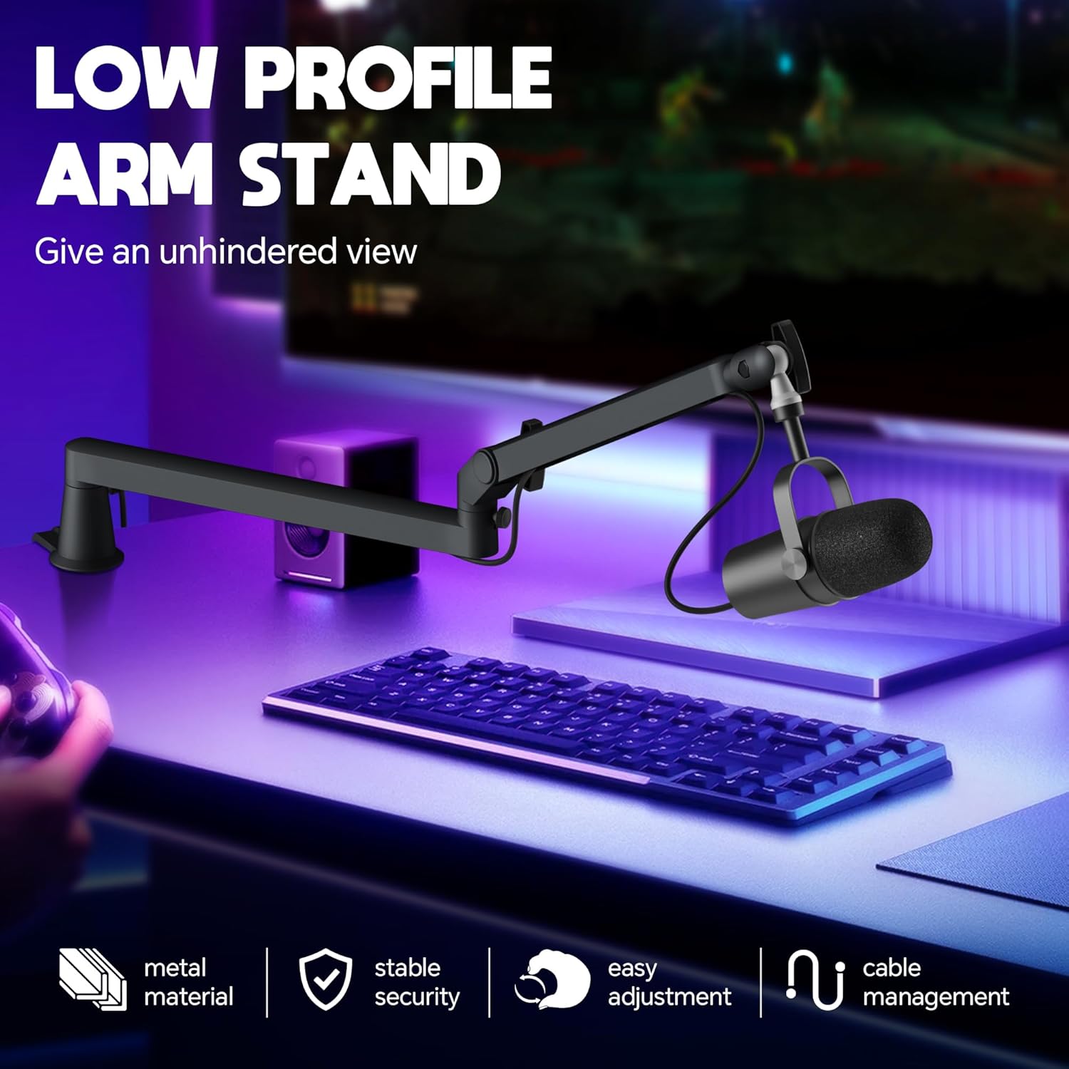 Professional Studio Low Profil - Boom Arm Stand ulasan dan harga