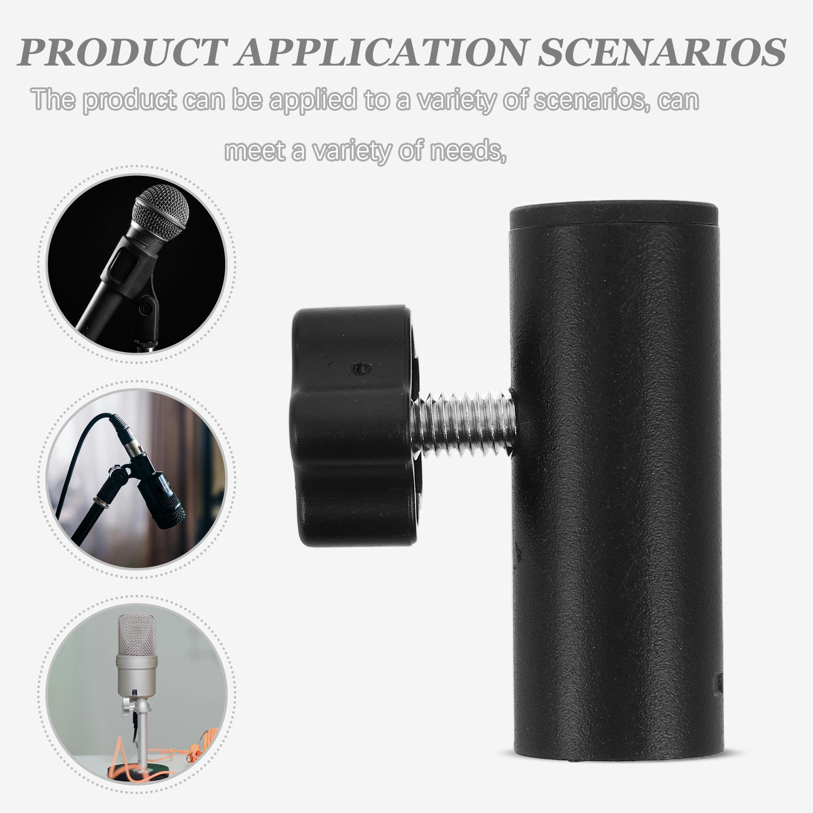 Mic Stand Thread Adapter Metal - Boom Arm Stand ulasan dan harga