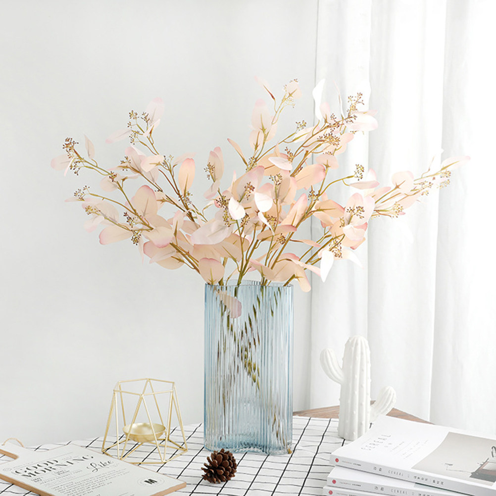 1Pcs Simulation Eucalyptus Lea - Photography Lighting Wedding Reception ulasan dan harga