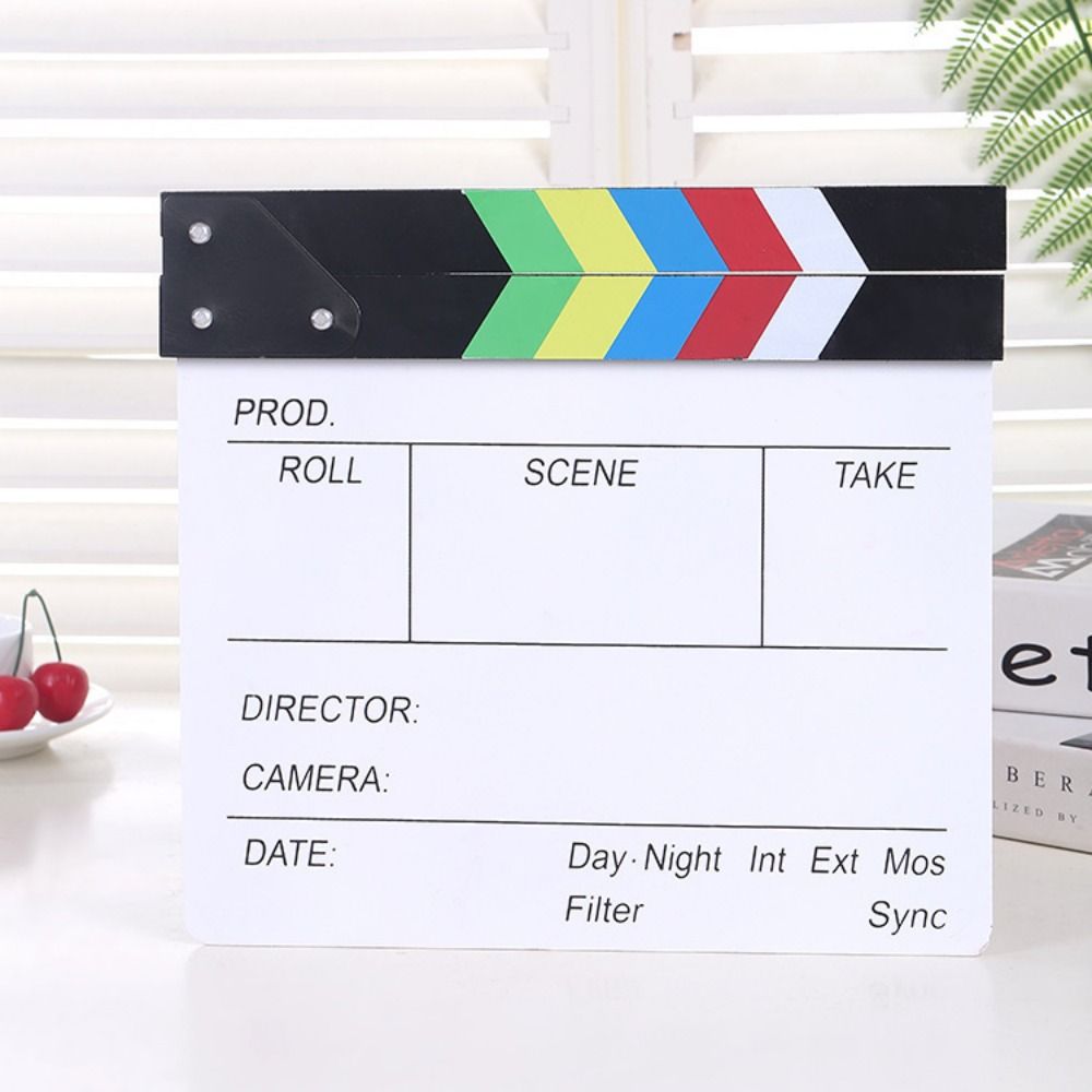 Acrylic Regisseur Scene Clappe - Photography Lighting Led ulasan dan harga