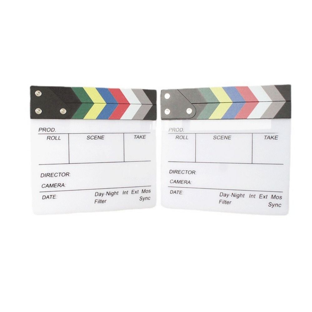 Acrylic Regisseur Scene Clappe - Photography Lighting Led ulasan dan harga