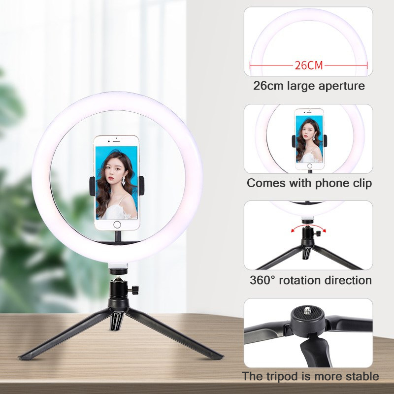26cm 10 inch Led Ring Selfie L - Photography Lighting Spotlight ulasan dan harga