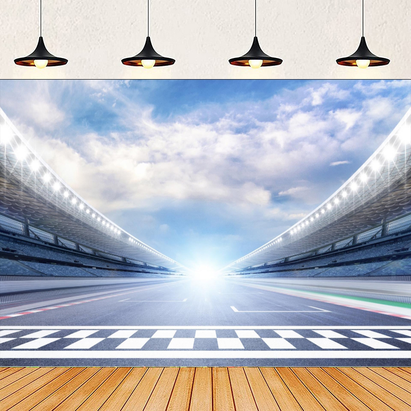 Racing Car Photography Backdro - Photography Lighting Spotlight ulasan dan harga