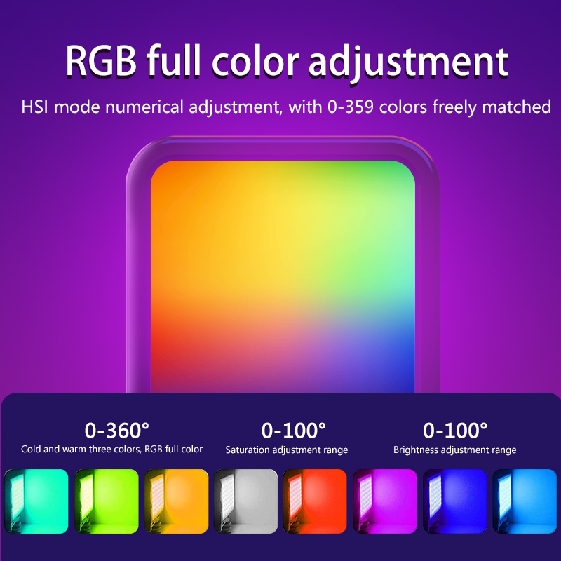 RGB Fill Light Portable LED Ph - Photography Lighting Spotlight ulasan dan harga