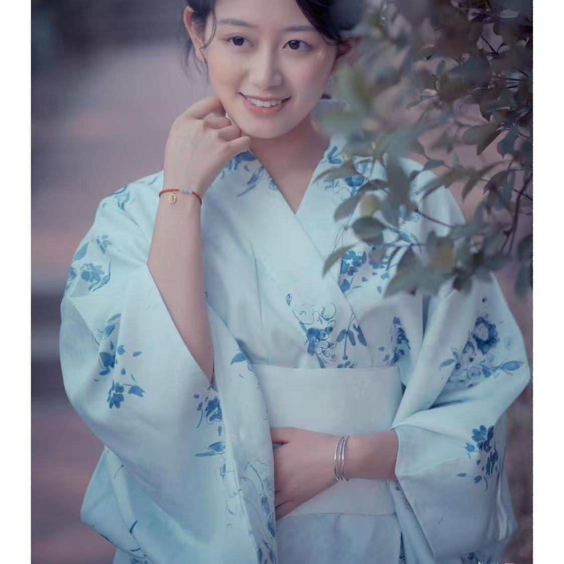 Light Blue Kimono Women's Trad - Photography Lighting For Clothing ulasan dan harga
