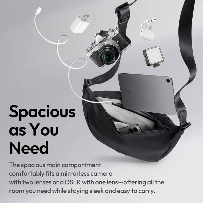 Ulanzi HMN1 Lunar Sling Bag Wh - Photography Lighting Indoor ulasan dan harga