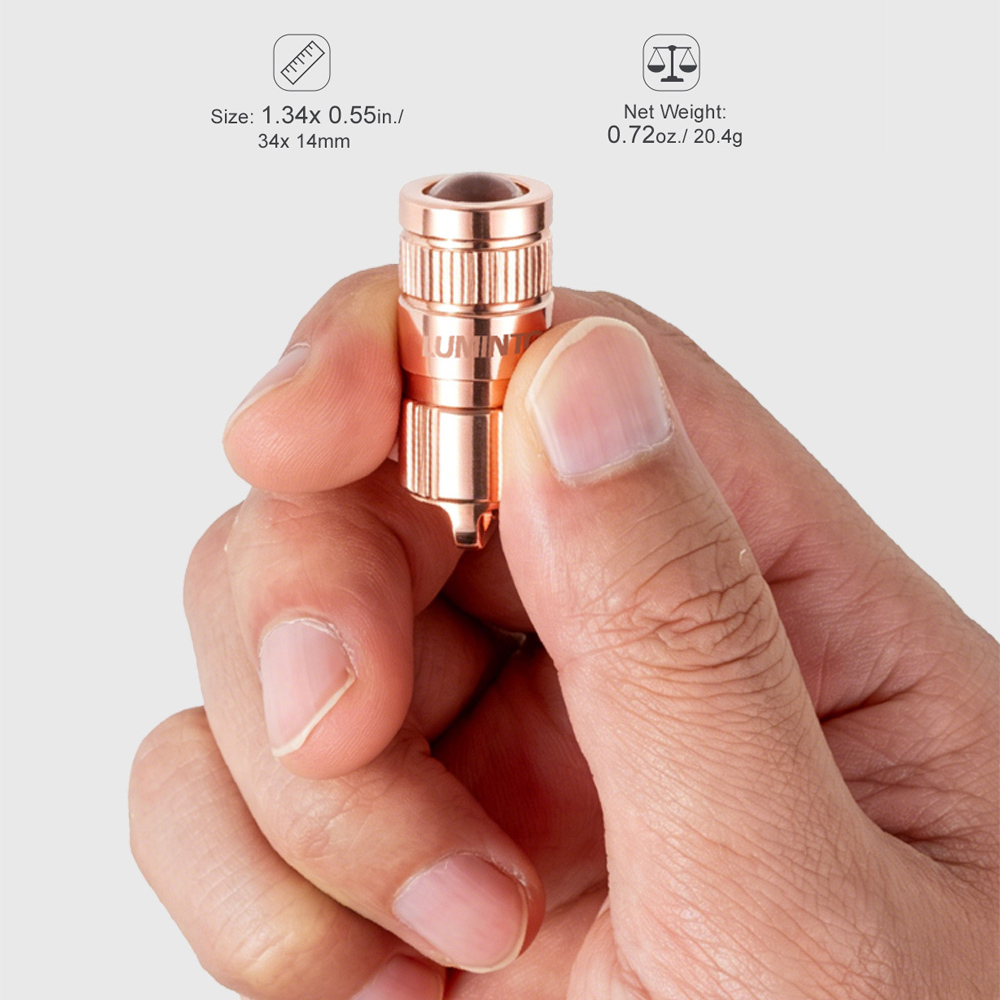 Copper Flashlight EDC LED Pock - Snoot Flash Modifier ulasan dan harga