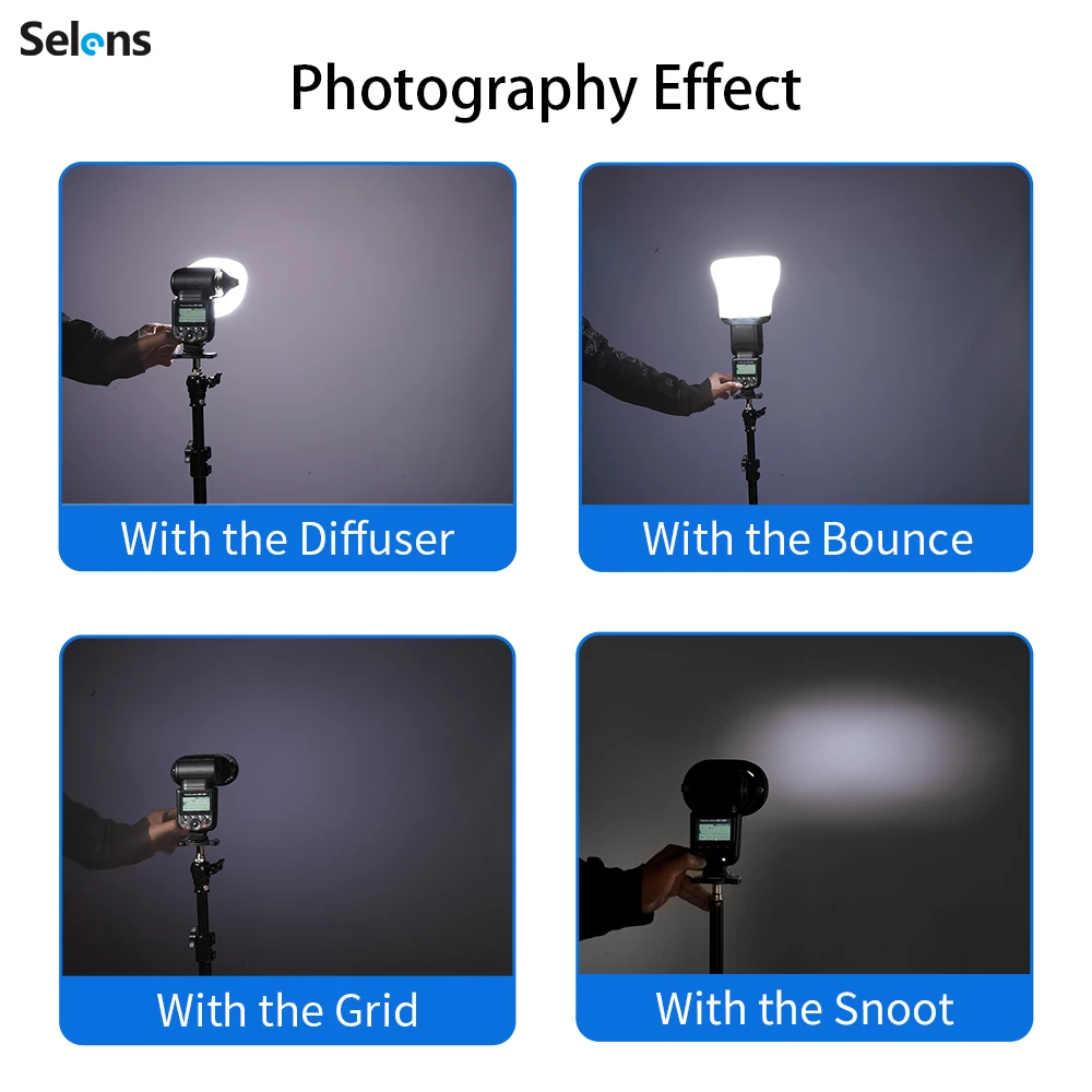 Selens Top Flash Magnetic Acce - Snoot Flash Modifier ulasan dan harga