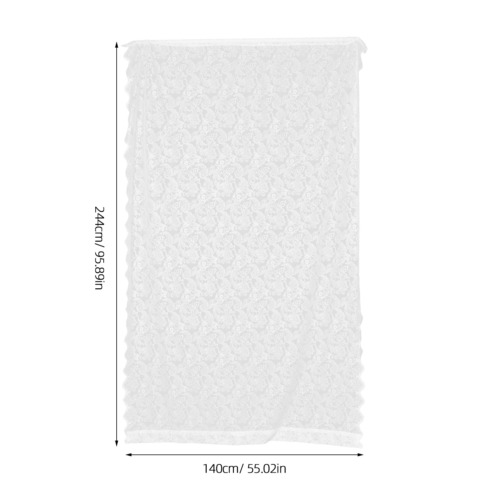 Vintage Lace Curtain Sheer Emb - Photography Lighting Indoor ulasan dan harga