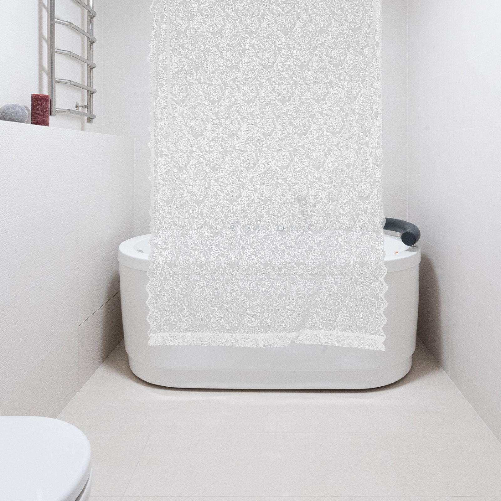 Vintage Lace Curtain Sheer Emb - Photography Lighting Indoor ulasan dan harga