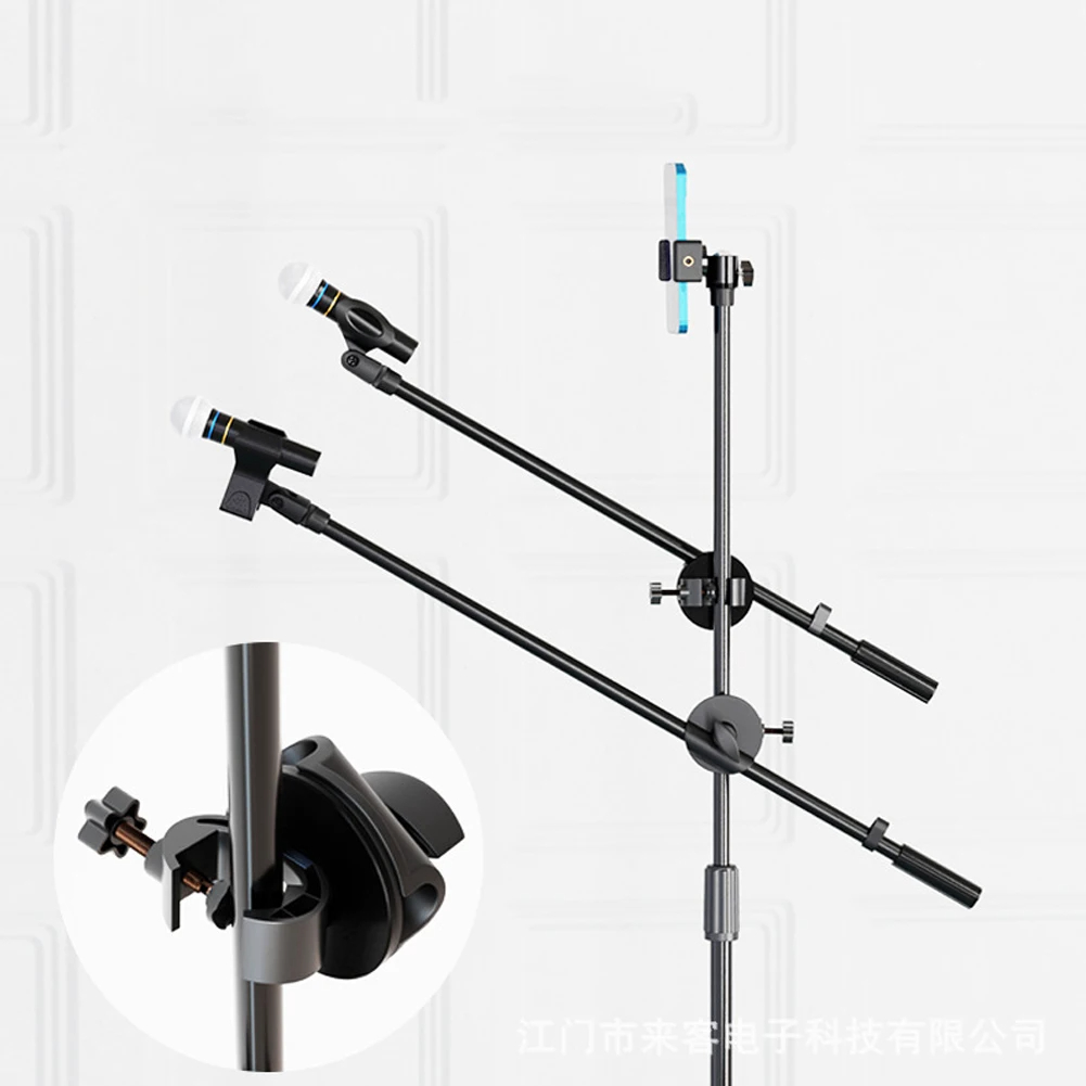 Metal Microphone Stand Adjusta - Boom Arm Stand ulasan dan harga