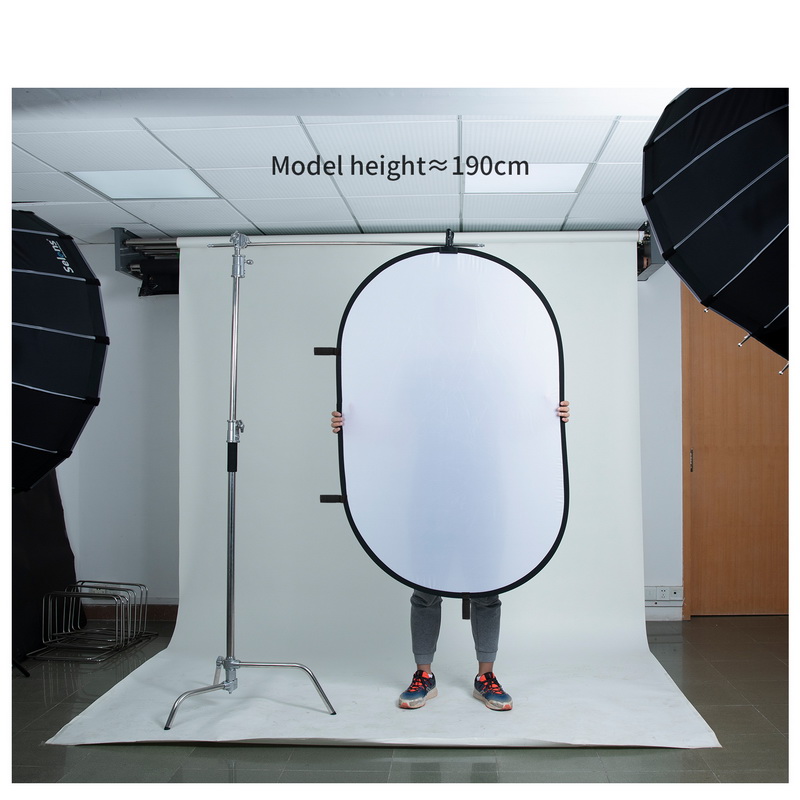 100X150CM Foldable Oval Reflec - Photography Lighting Reflectors ulasan dan harga