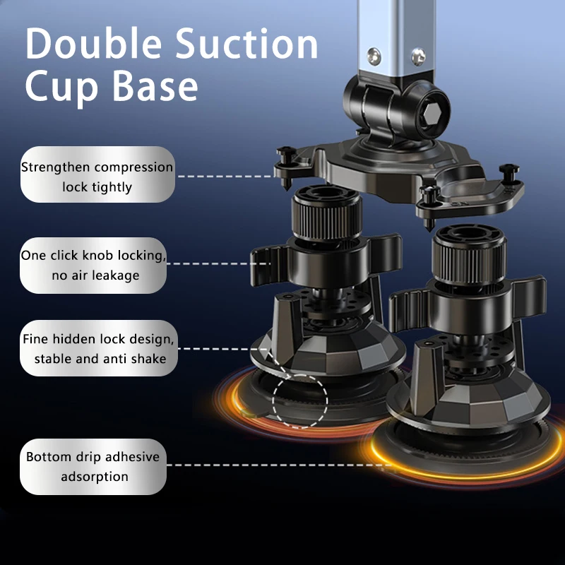 Professional Dual Suction Cup  - Boom Arm Stand ulasan dan harga