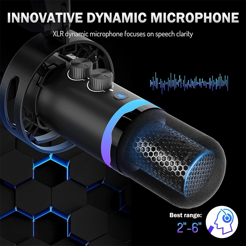 USB Gaming Microphone with Boo - Boom Arm Stand ulasan dan harga
