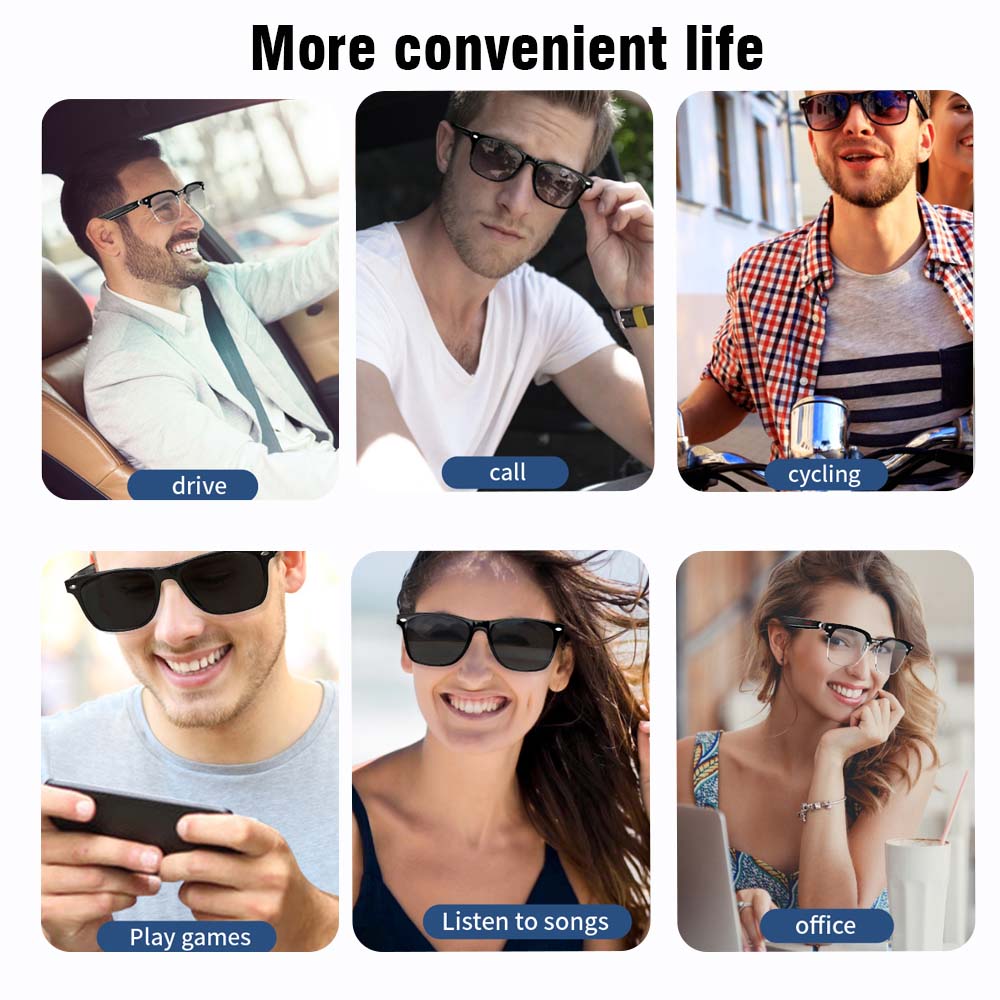 SENBONO E13 Smart Glasses:Blue - Photography Lighting Indoor ulasan dan harga